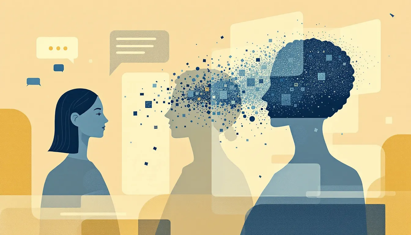 Ilustración conceptual sobre privacidad digital y acceso de asistentes de IA a datos personales